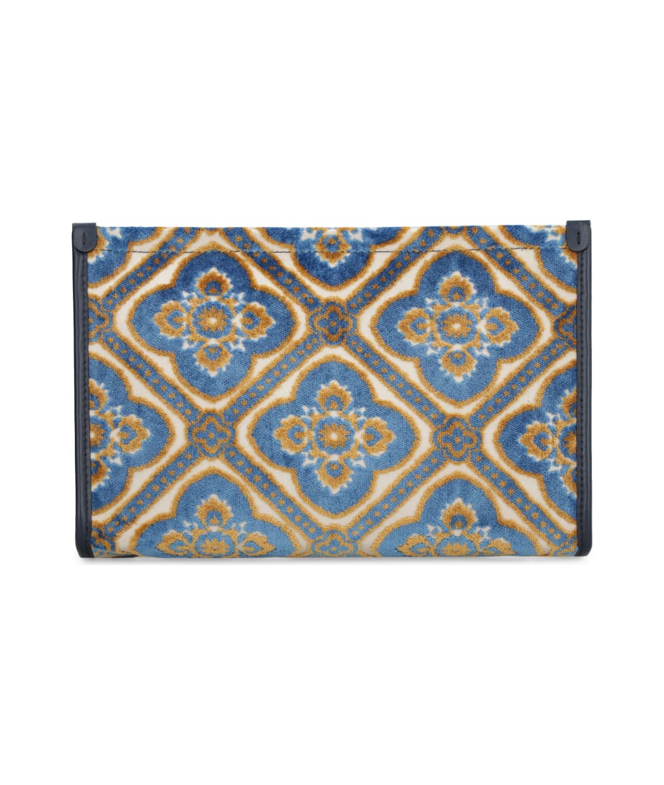 ETRO｜CLUTCHES (WP1C0002AA014 M0021) Etro Jacquard Fabric Clutch | italist
