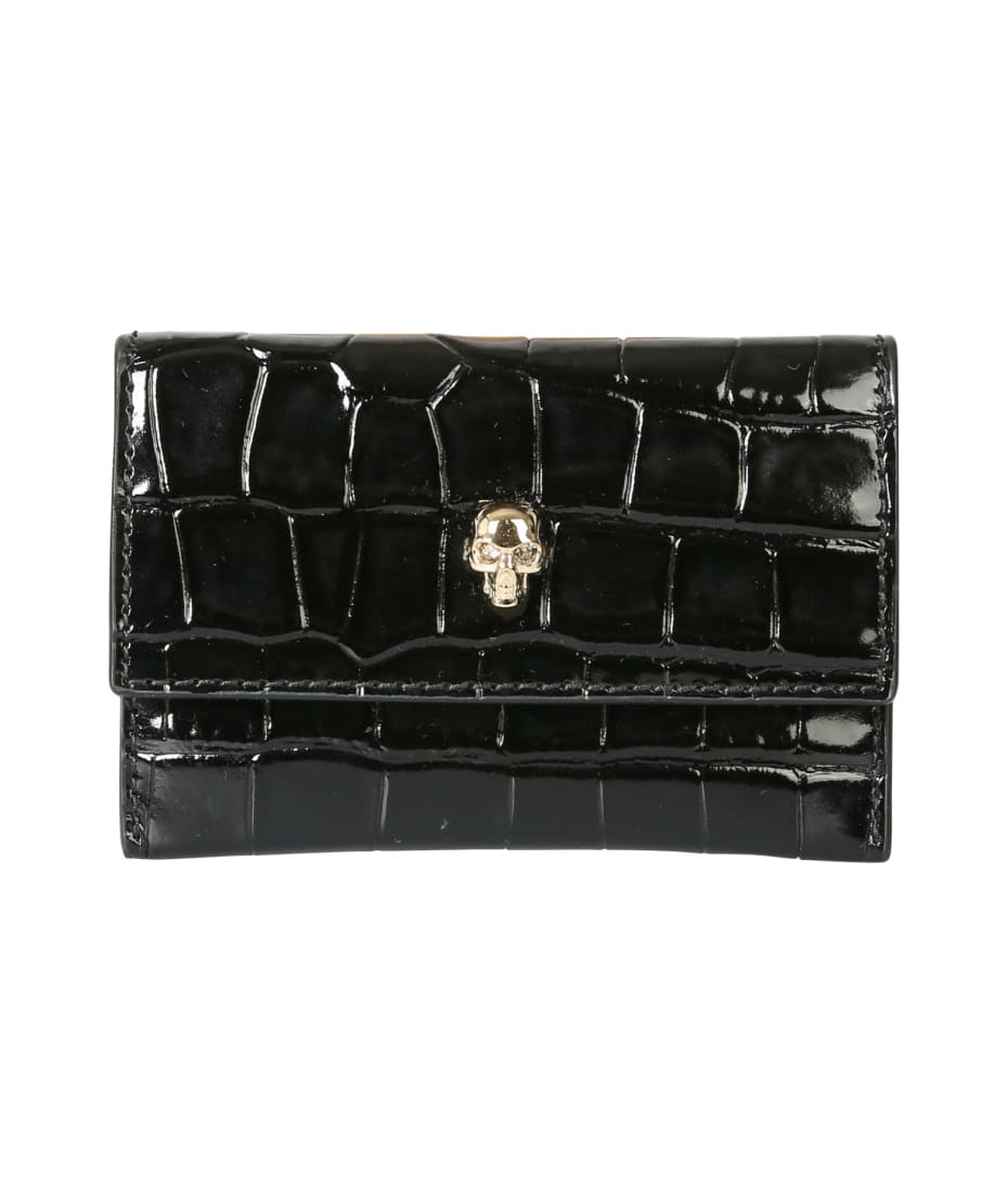 Alexander McQueen Card Holder With Skull italist