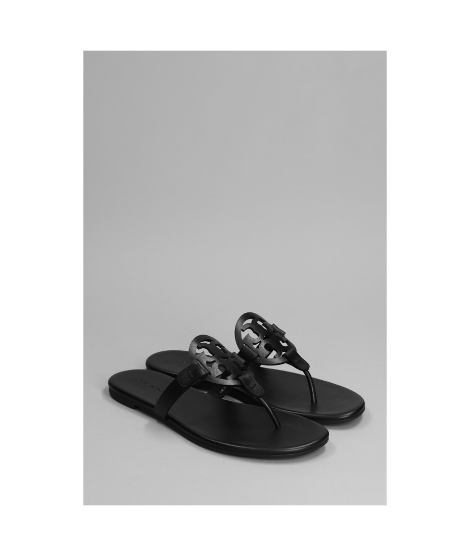 Tory Burch Sandals In Black Leather | italist