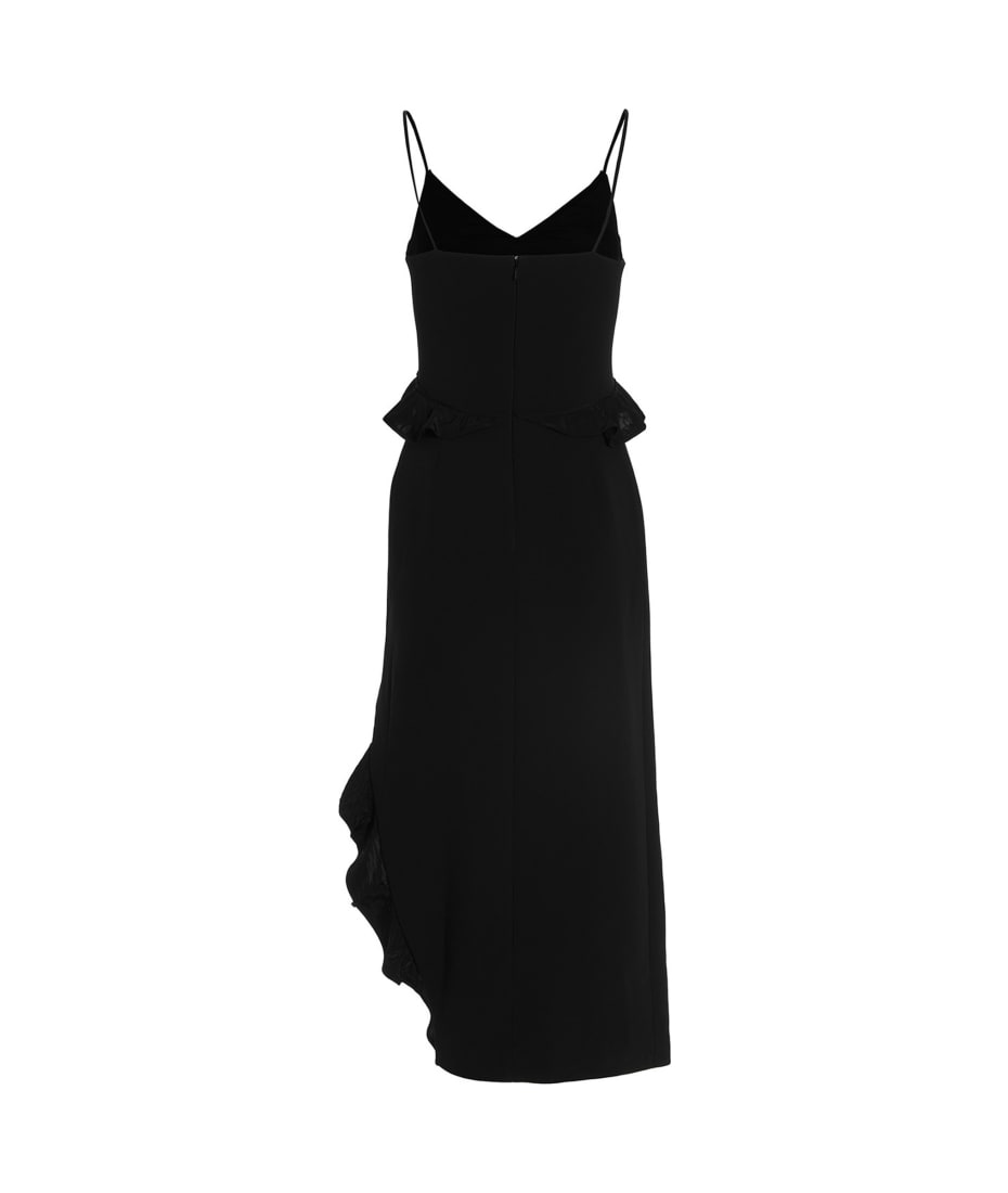 David Koma 'crossbody & Open Leg Ruffle Detail' Dress