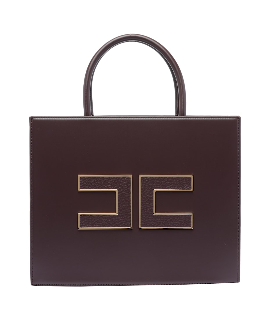 トートバッグ ELISABETTA FRANCHI LOGO TOTE BAG Elisabetta Franchi Logo Tote Bag | italist