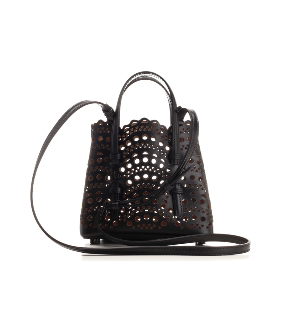 ALAIA AA1P003CA405999 関税送料込 ALAIA black suede leather lace up back zip strappy sandal
