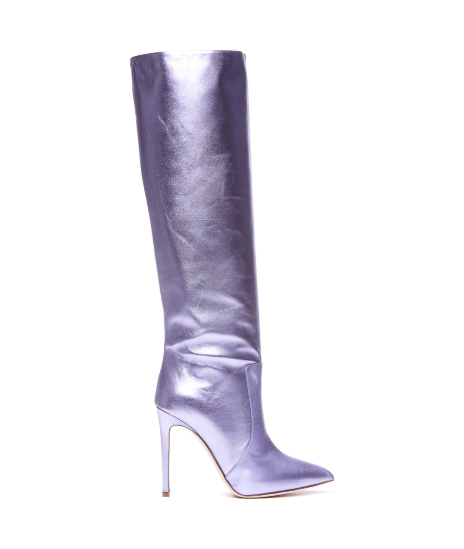 パリテキサス レディース ブーツ シューズ Stiletto Pump Boots Violet-