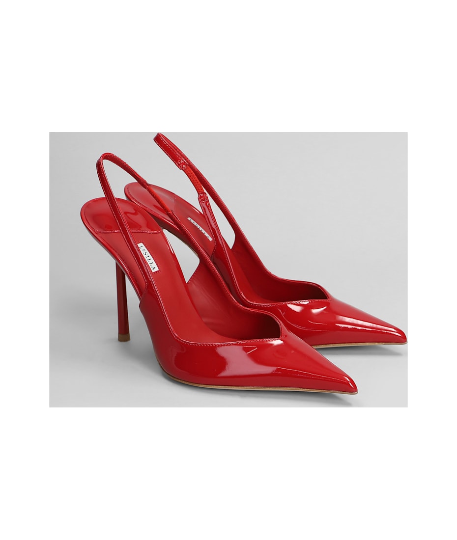 ハイブランド　le silla イタリア製 Le Silla Vivienne Pumps In Red Patent Leather | italist