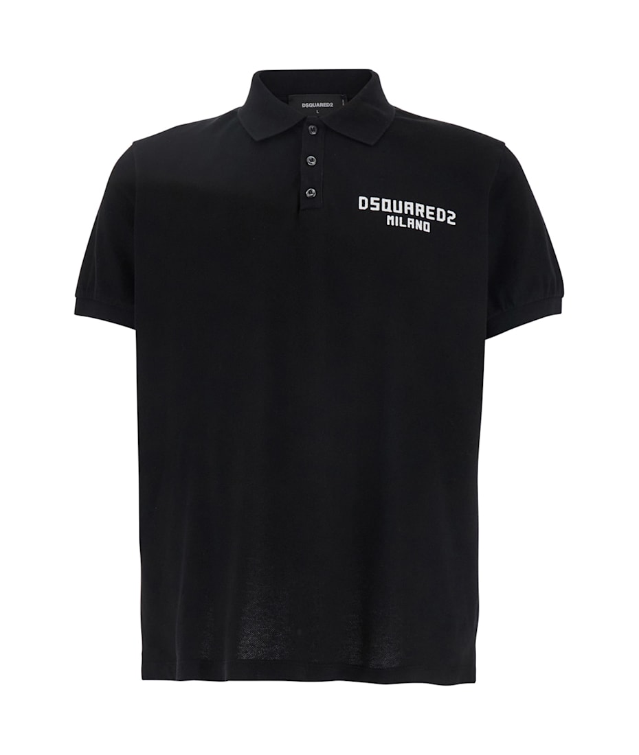 【送料&関税込】Dsquared2 Polo Shirt With Embroidered Logo Dsquared2 Polo Shirt With Embroidered Logo | italist, ALWAYS
