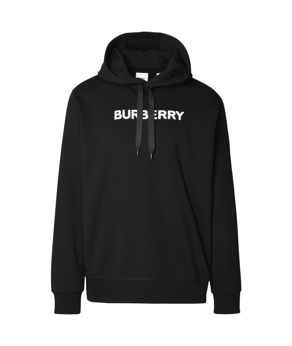 Burberry Black Cotton Sweatshirt | italist