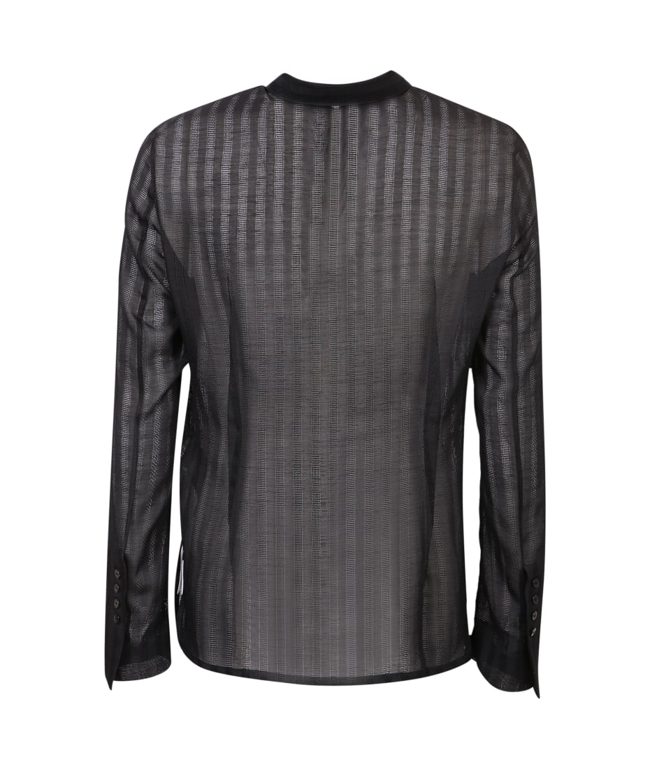 Sapio Semi Sheer Striped Shirt | italist