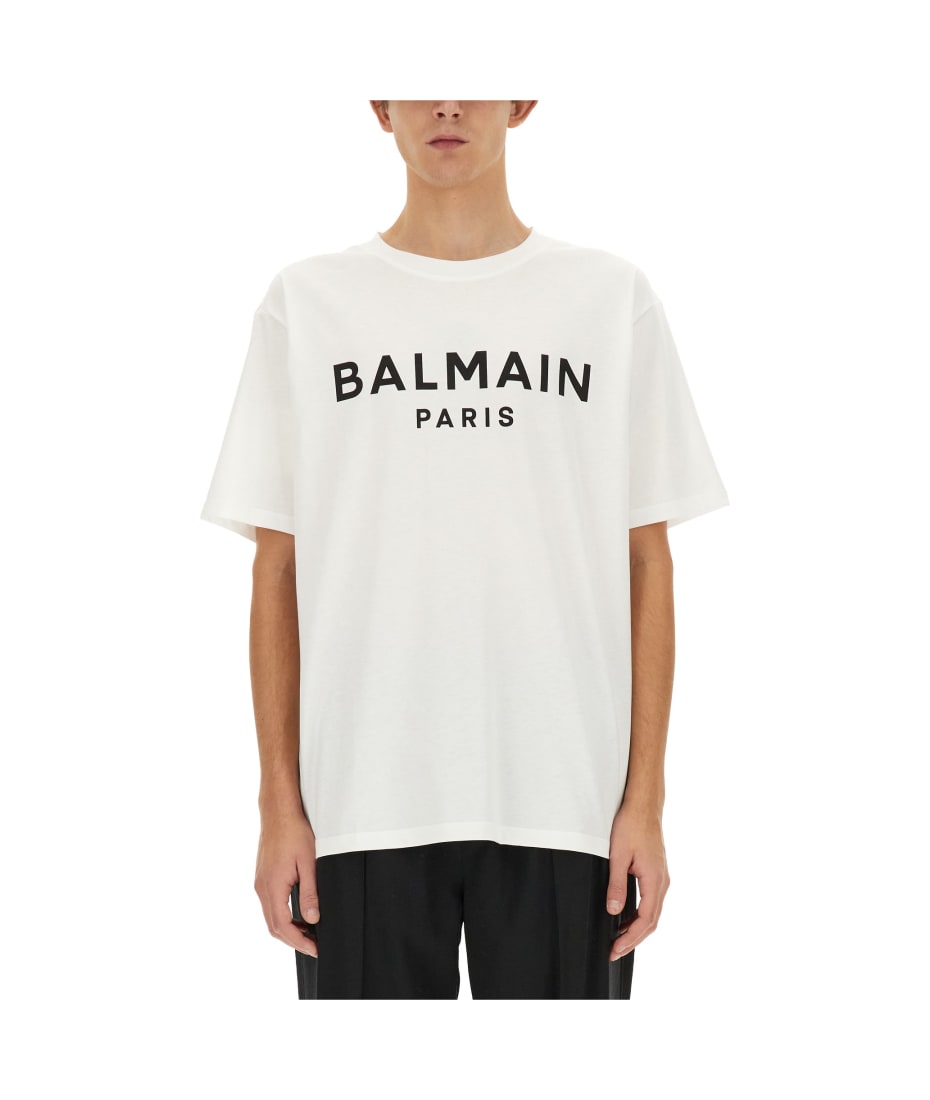 Balmain Logo Print T-shirt | italist