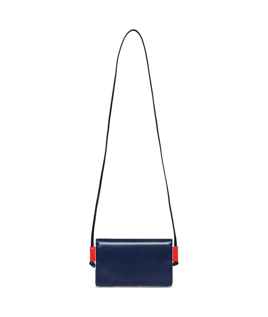 Marni Logo Printed Foldover Top Shoulder Bag | italist