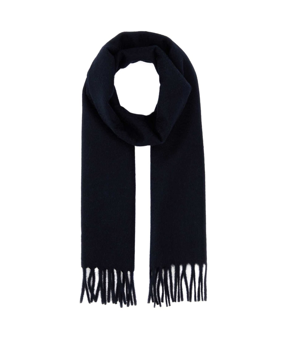 【送料&関税込】Prada Midnight Blue Cashmere Scarf Prada Midnight Blue Cashmere Scarf | italist