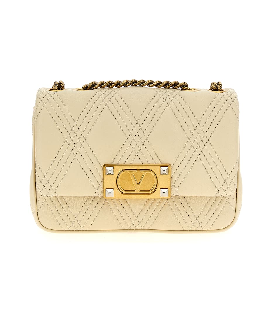 ショルダーバッグ・ポシェット VALENTINO GARAVANI 'Quiltie 67' S shoulder bag White Quiltie 67 Small leather shoulder bag in white - Valentino