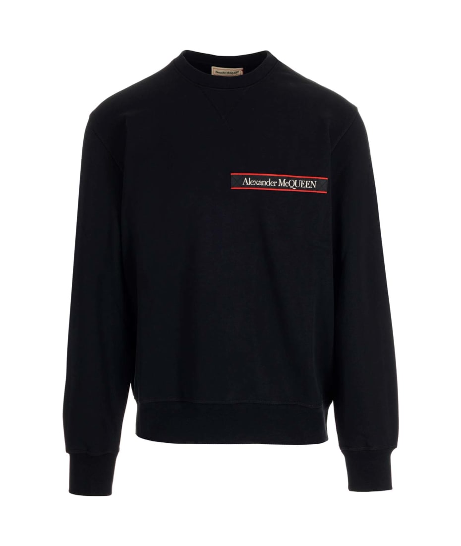 Alexander mcqueen best sale black sweatshirt