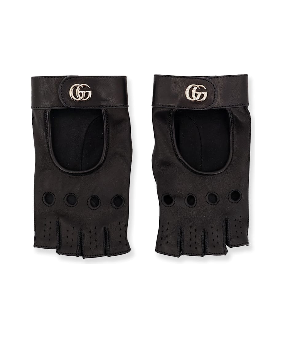 手袋 GUCCI Fingerless leather gloves Gucci Fingerless Leather Gloves | italist