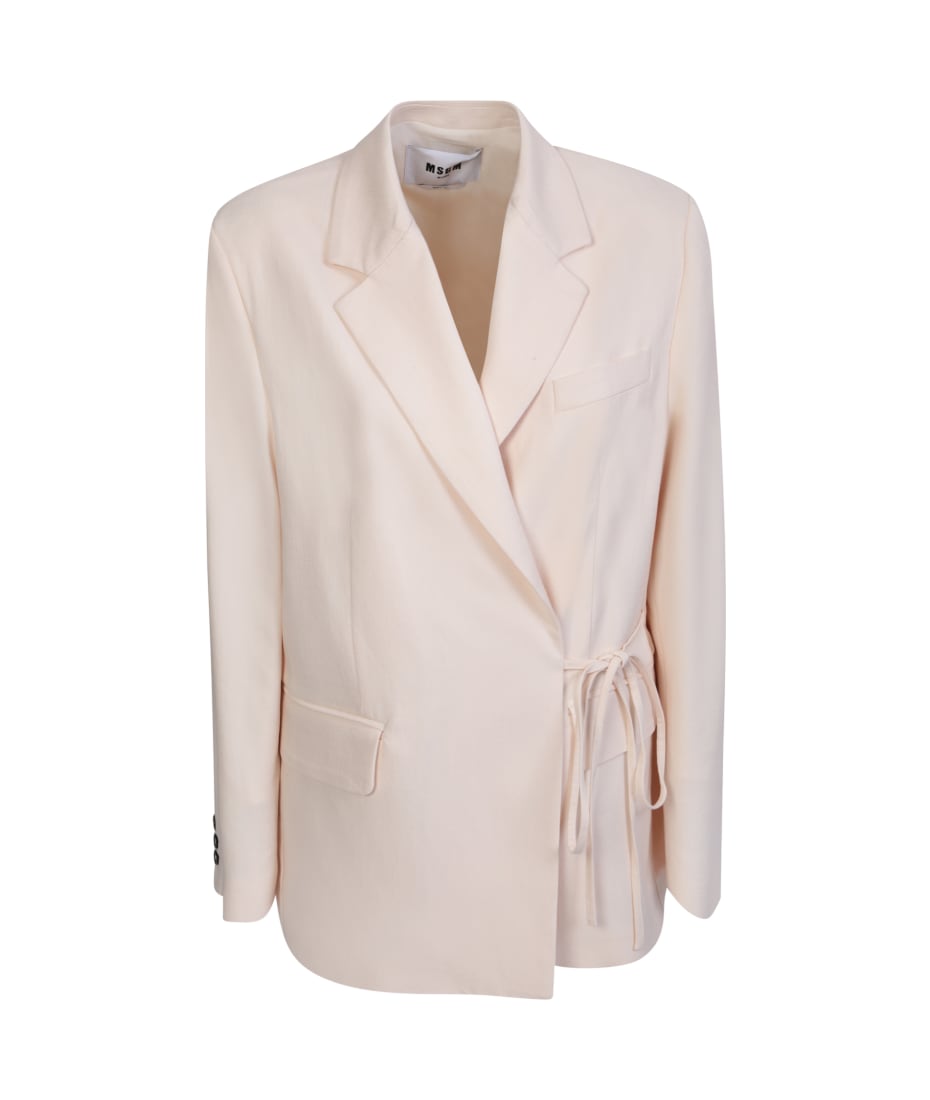 【送料&関税込】MSGM Wallet Design Ivory Jacket MSGM Wallet Design Ivory Jacket | italist