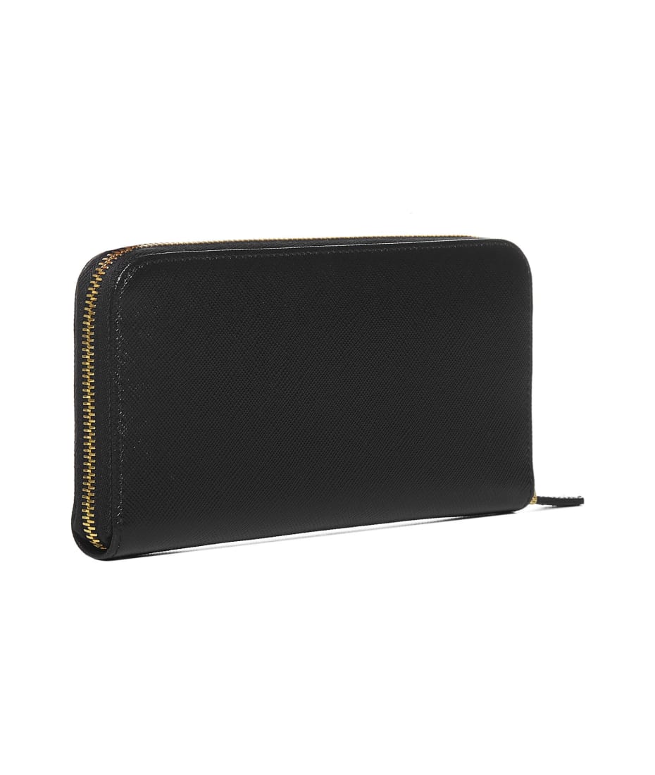 PRADA｜wallet Prada Saffiano Leather Zip Around Wallet | italist