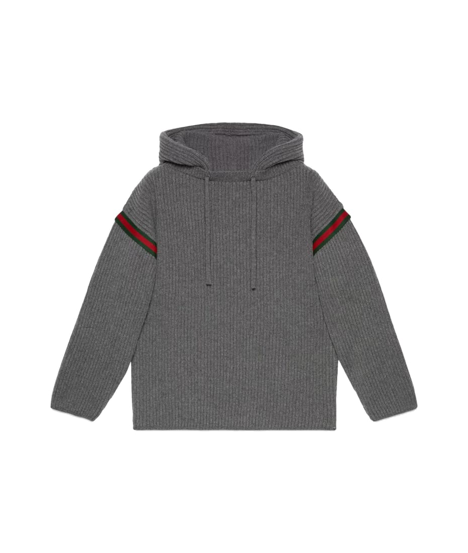 【送料&関税込】Gucci Wool Zipped Sweatshirt Gucci Wool Zipped Sweatshirt | italist