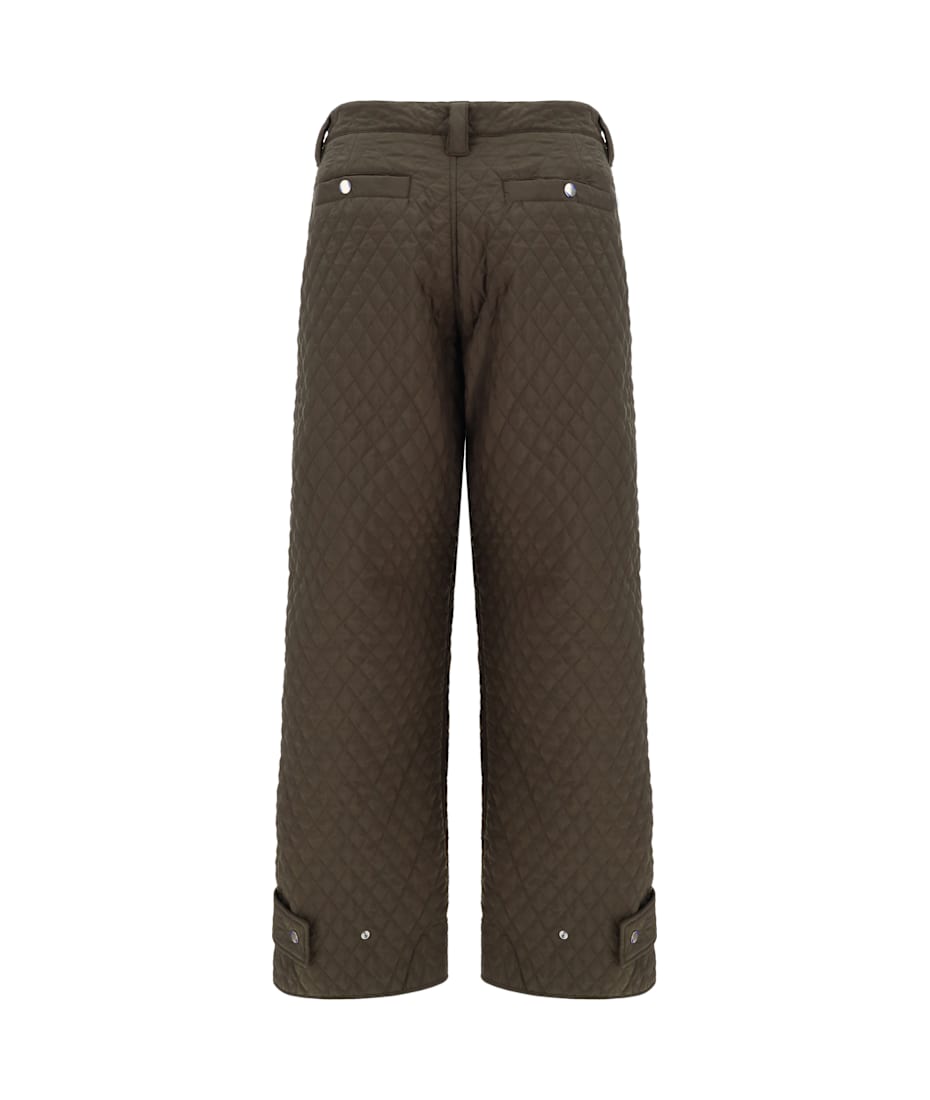 Burberry Army Green Nylon Pant | italist