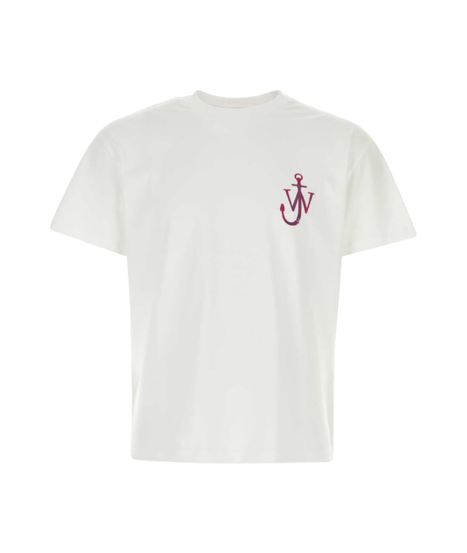 J.W. Anderson White Cotton T-shirt | italist
