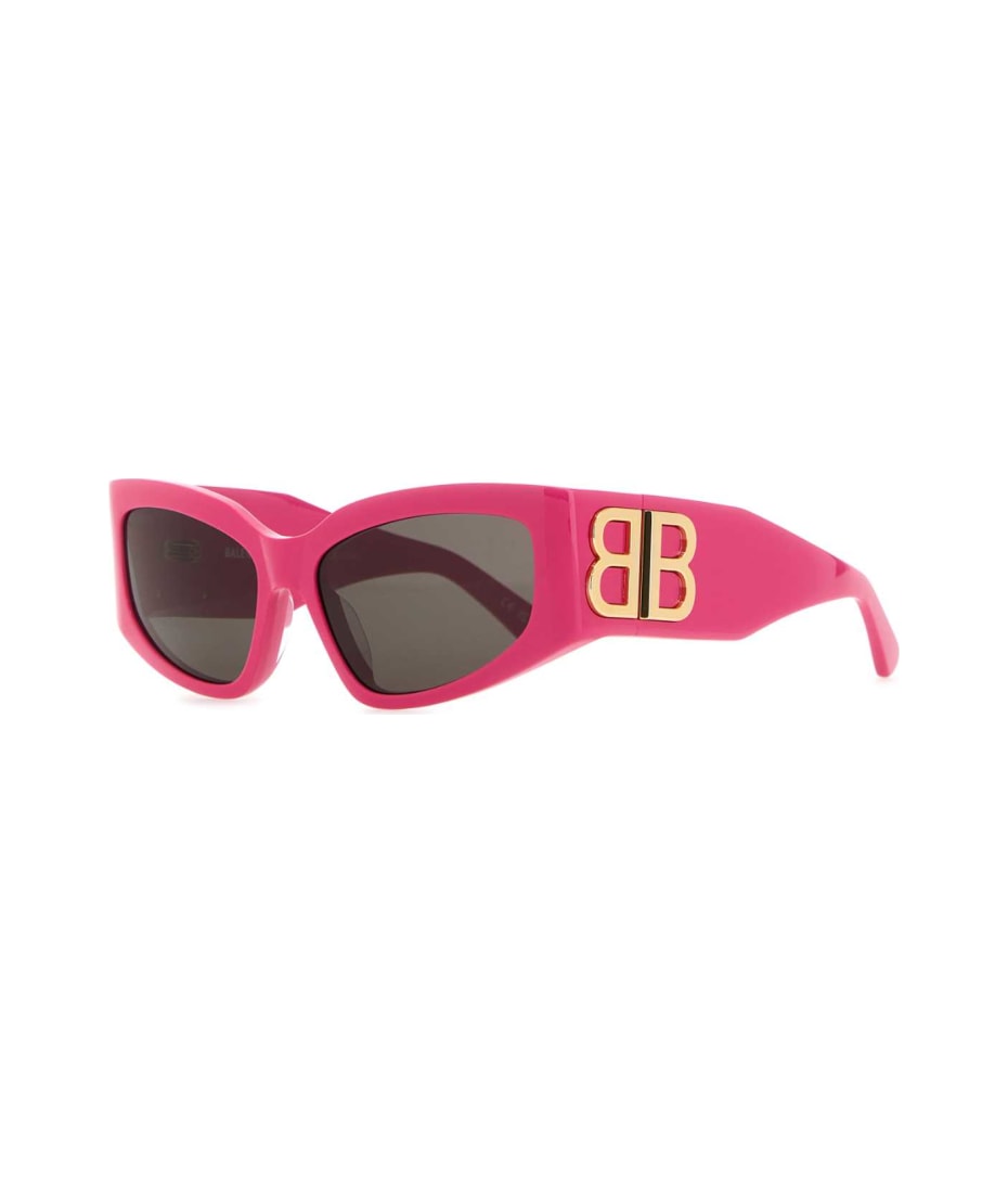 サングラス BALENCIAGA FUCHSIA ACETATE BOSSY CAT SUNGLASSES Balenciaga Fuchsia Acetate Bossy Cat Sunglasses | italist