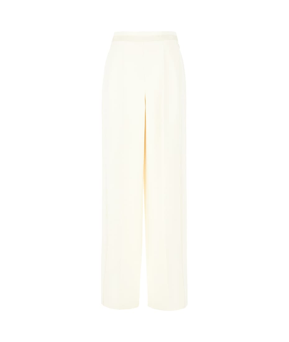 パンツ FENDI FW23 Ivory wool pant (FR6504AJYF F1M2A) Fendi Ivory Wool Blend Pant | italist