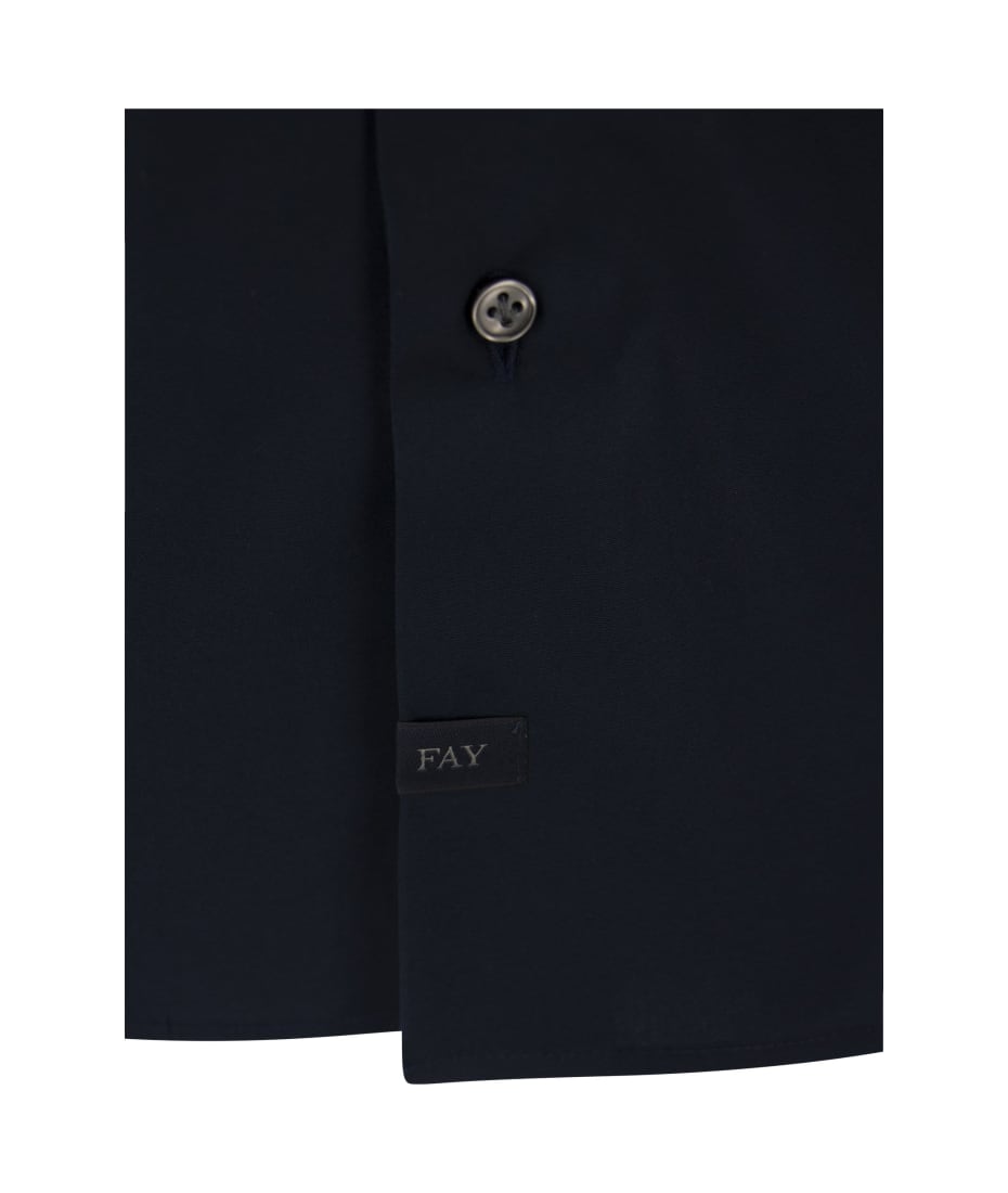 Tシャツ・カットソー Fay FW23 Stretch French collar shirt (NCMA147259SORMB001) Fay French Collar Shirt | italist