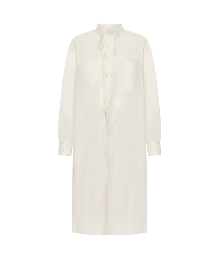 【送料&関税込】Lemaire Officer Collar Shirt Dress Lemaire Officer Collar Shirt Dress | italist