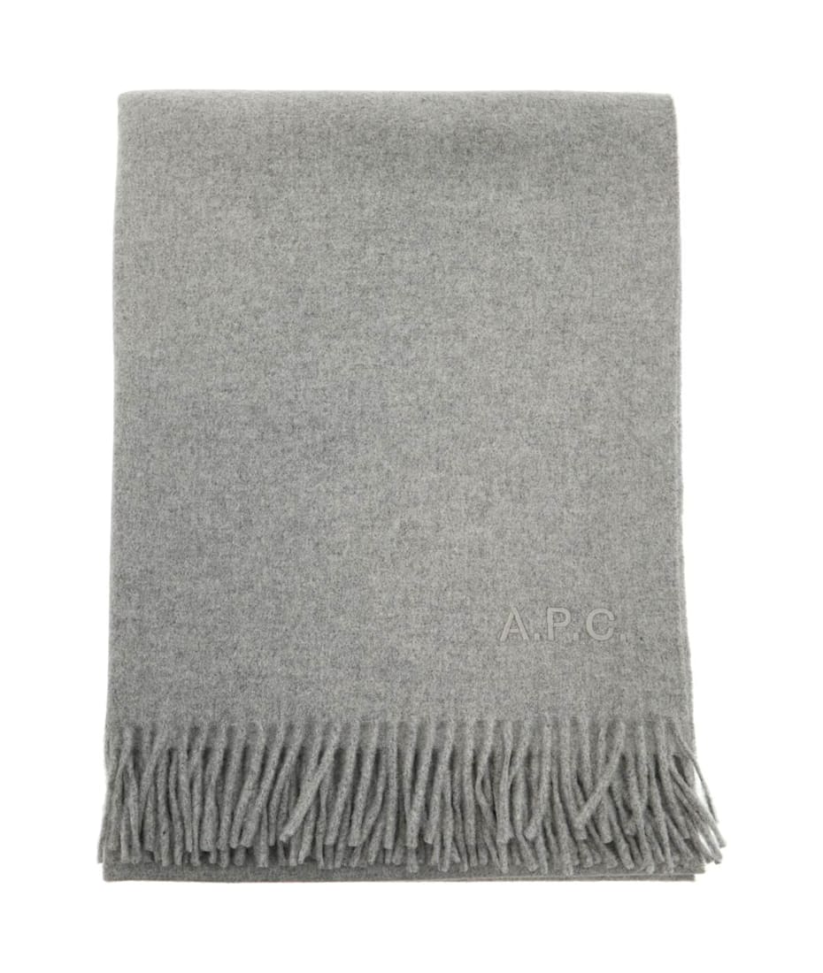 【関税&送料込】A.P.C. Alix Brodee Black Virgin Wool Scarf A.P.C. Alix Brodée black virgin wool scarf | TheDoubleF