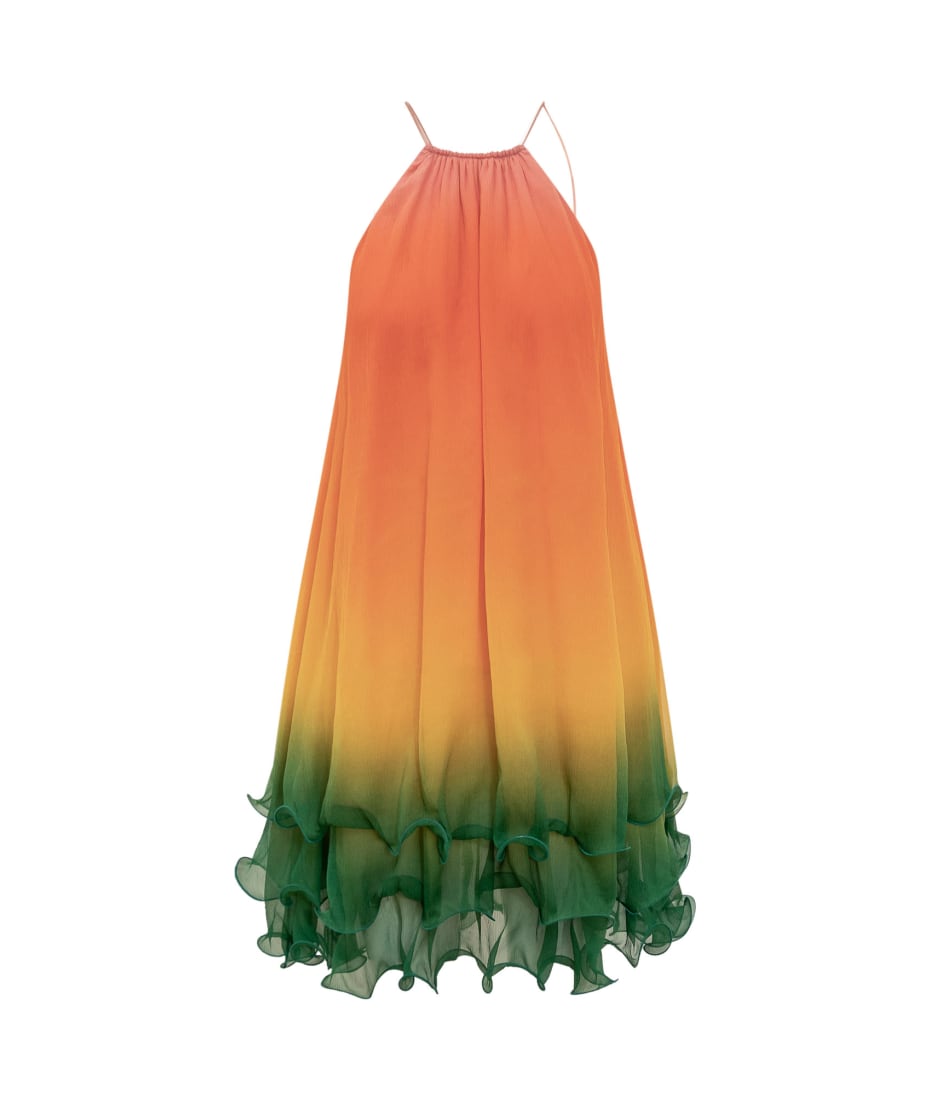 Casablanca Rainbow Gradient Cocktail Dress | italist, ALWAYS LIKE A SALE