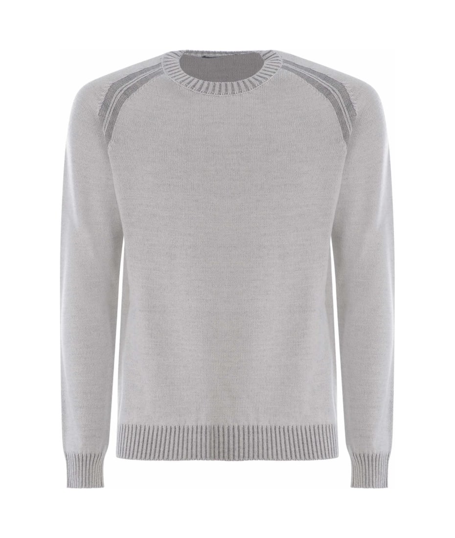 Jeordie's Sweater Jeordie's In Merino Wool - Grigio