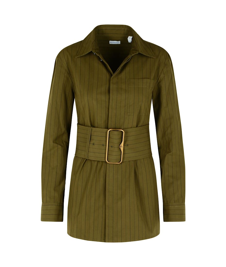 オールインワン・サロペット Burberry Green Cotton Mini Dress Burberry Green Cotton Mini Dress | italist