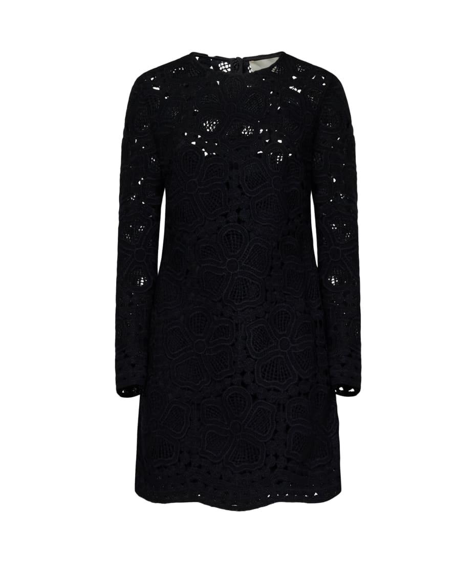 knee length dresses for ladies Structured Long Sleeve Mini Dress main image 0