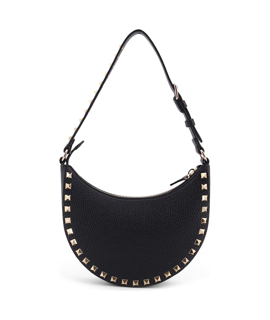 Valentino Garavani Rockstud Leather Mini Hobo Bag