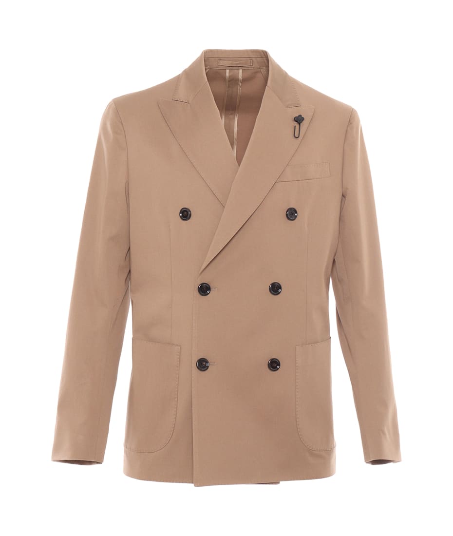 【関税込み】Lardini ブラック ウーブン ミュール Lardini Man Jacket Roma | italist