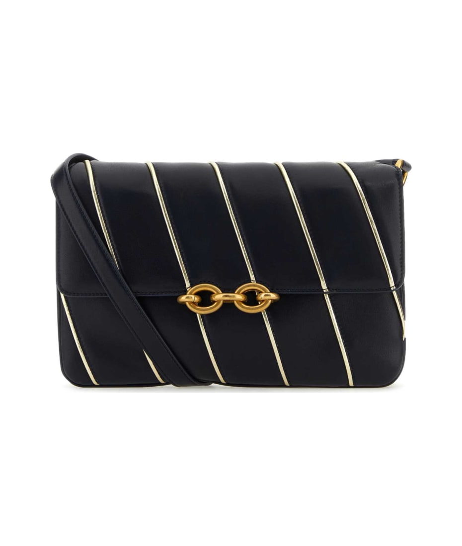 ショルダーバッグ・ポシェット SAINT LAURENT TWO-TONE LEATHER LE MAILLON SHOULDER BAG Saint Laurent Two-tone Leather Le Maillon Shoulder Bag