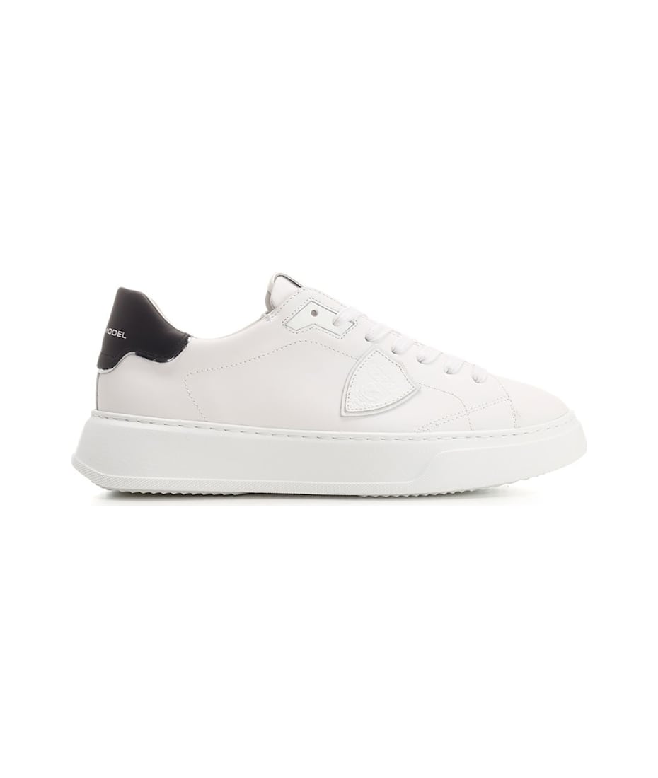 【関税&送料込】Philippe Model Temple Sneakers Temple Sneakers: Woman's White Shoes | Philippe Model Paris