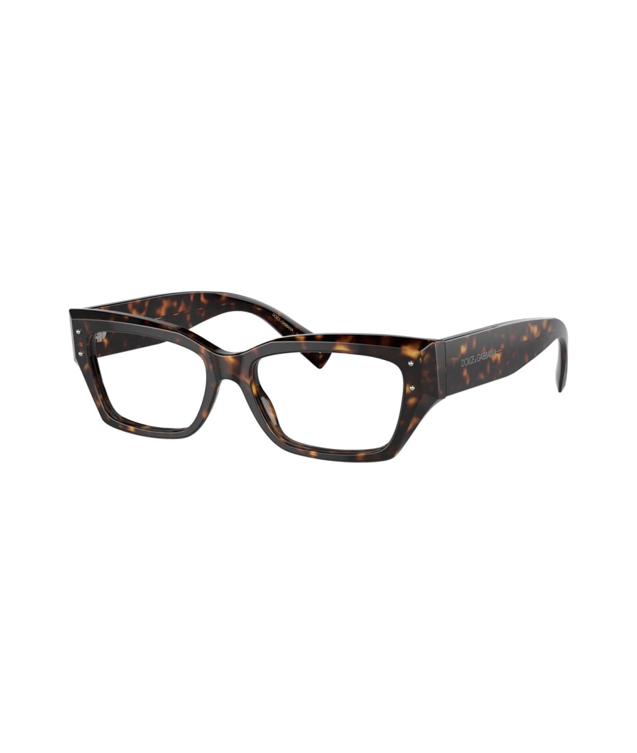 Dolce Gabbana Eyewear Dg3387 Linea Dg Sharped 502 Havana Glasses italist ALWAYS LIKE A SALE