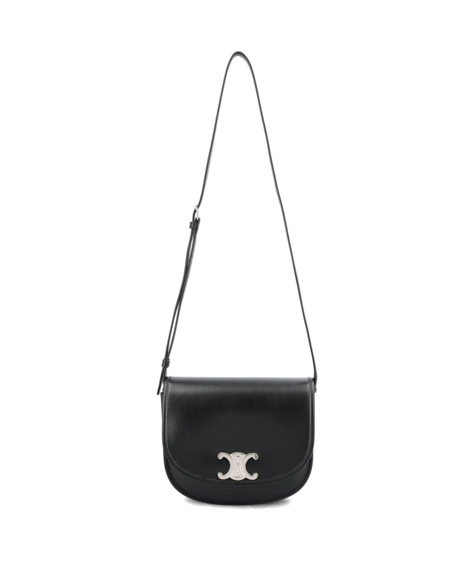 【CELINE】MEDIUM BESACE TRIOMPHE CROSSBODY BAG Celine Medium Besace Triomphe Shoulder Bag | italist, ALWAYS