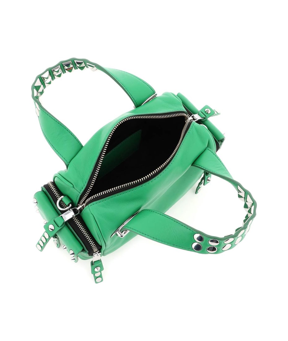 Marc Jacobs 'the Studded Pushlock Mini Satchel' Leather Bag