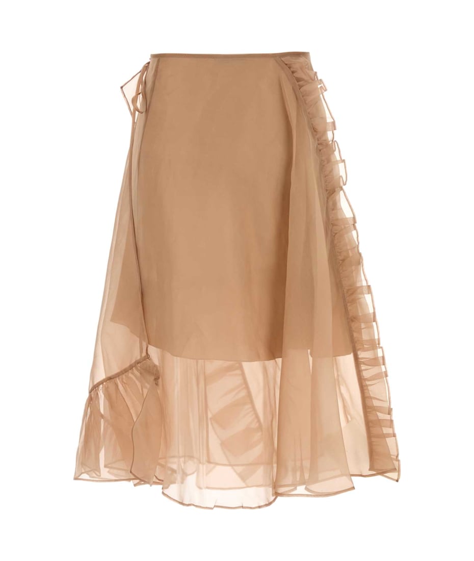 スカート Cecilie Bahnsen Antiqued Pink Organza Skirt Cecilie Bahnsen Antiqued Pink Organza Skirt | italist