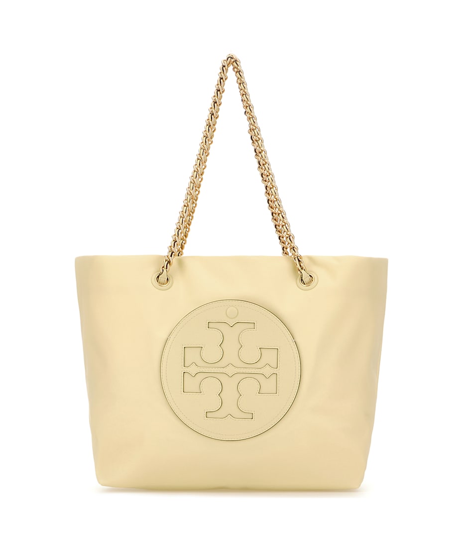 Tory Burch Ellaかごバッグ イエロー Tory Burch Ella Straw mini tote bag for Women - Multicolored