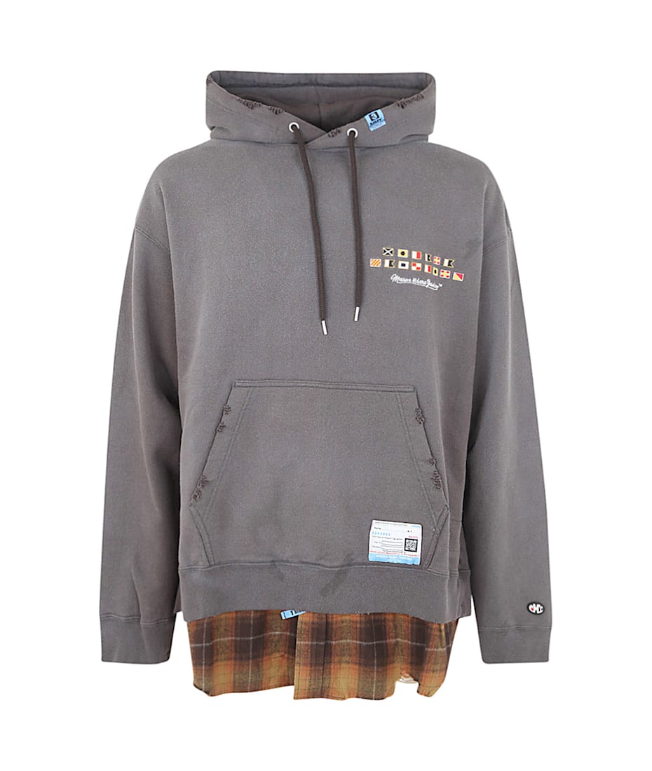 Mihara Yasuhiro Triple Layered Hoodie | italist