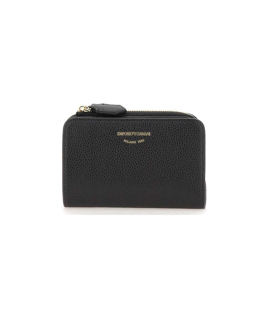 Emporio Armani Logo-debossed Zipped Wallet italist, ALWAYS LIKE