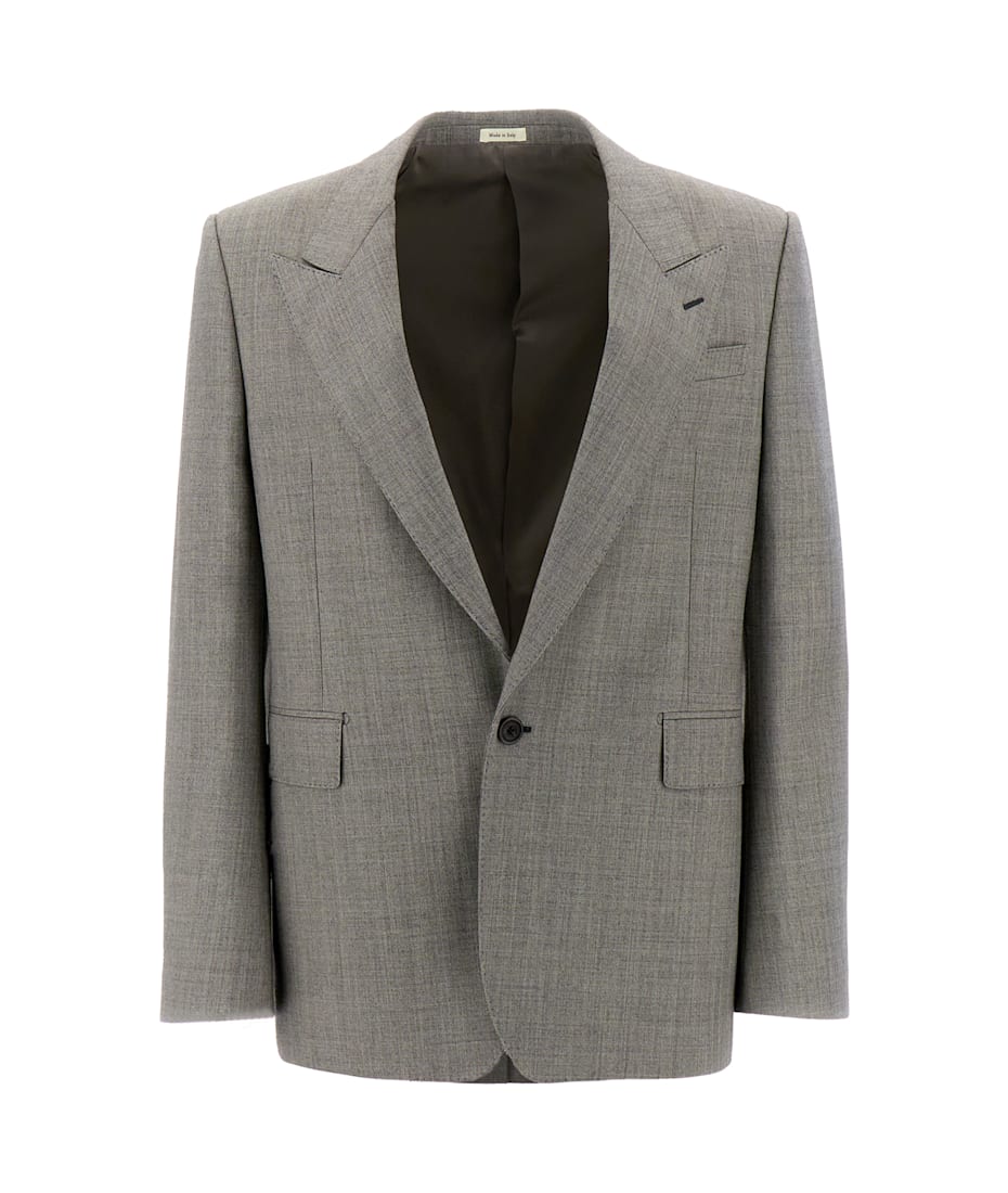 ジャケット ALEXANDER MCQUEEN GREY WOOL BLAZER Alexander McQueen Grey Wool Blazer | italist