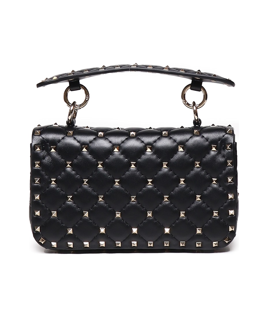 Rockstud Spike Small Leather Handbag