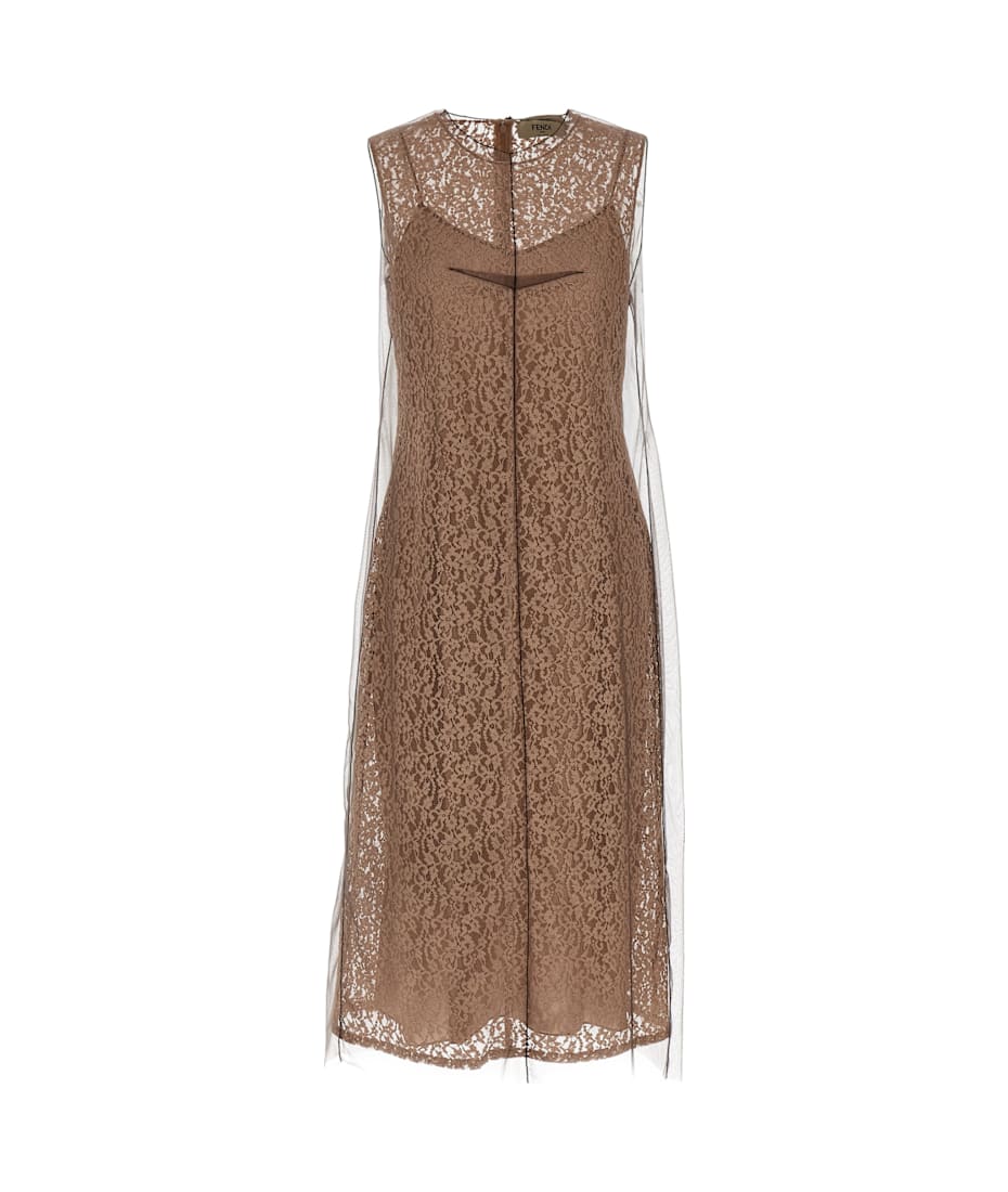 ワンピース FENDI Floral lace dress Fendi Floral Lace Dress | italist
