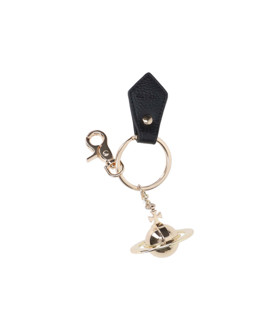 【Vivienne Westwood】I Love Orb キーリング Silver & Blue 'I Love Orb' Keychain by Vivienne Westwood on Sale