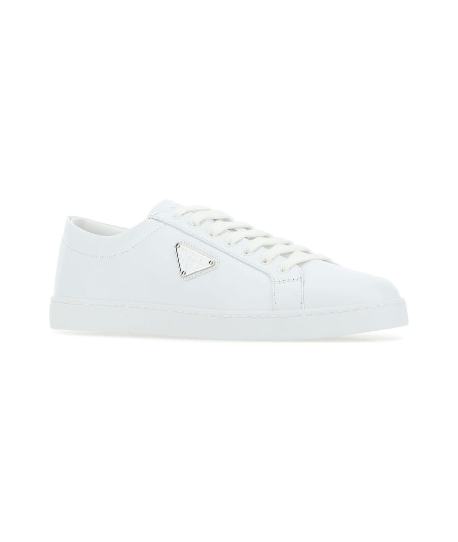 スニーカー PRADA FW25 White leather sneakers (1E348NF0302AWL F0009) Prada White Leather Sneakers | italist