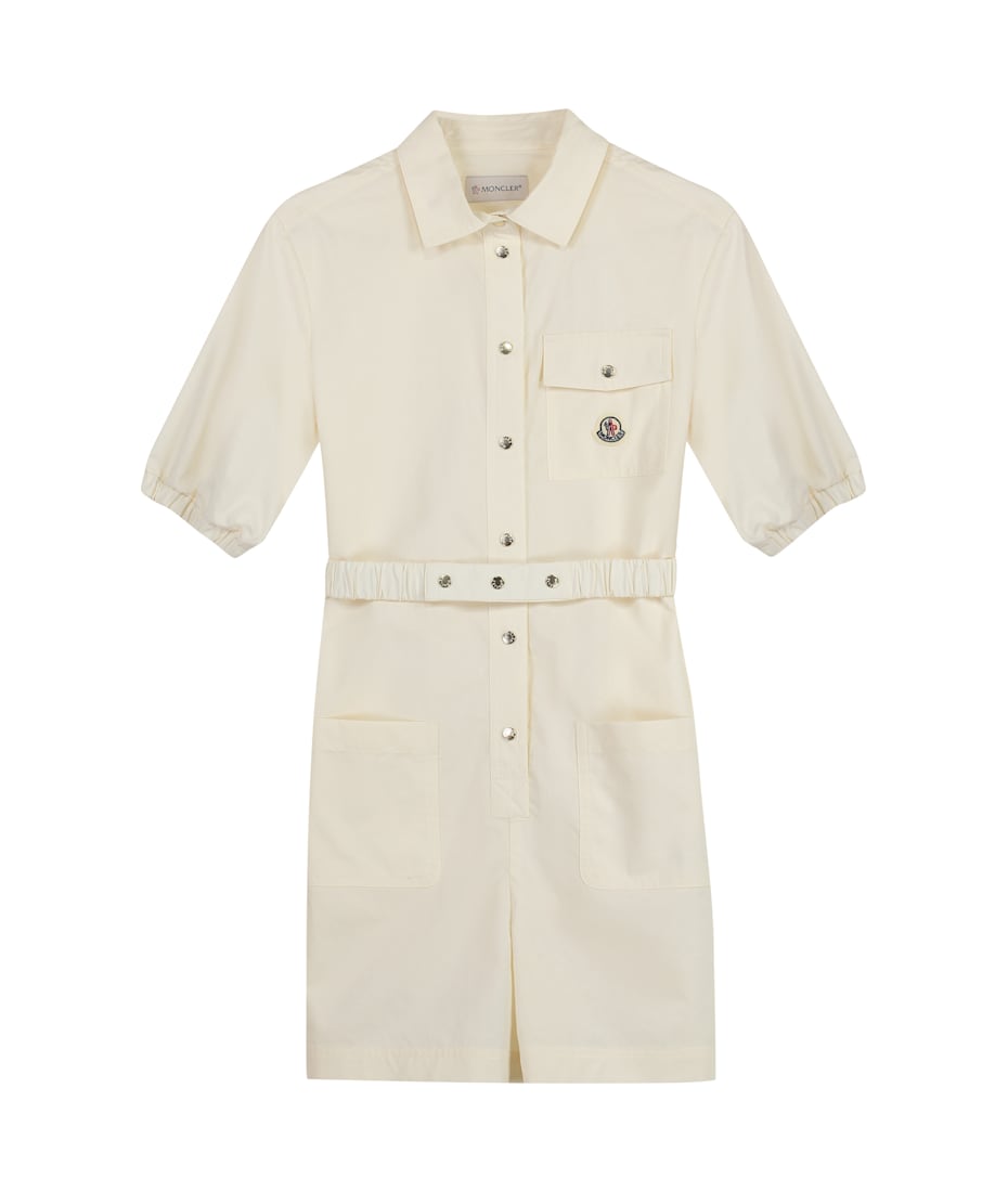 Logo Print Short Sleeve Baby-romper
