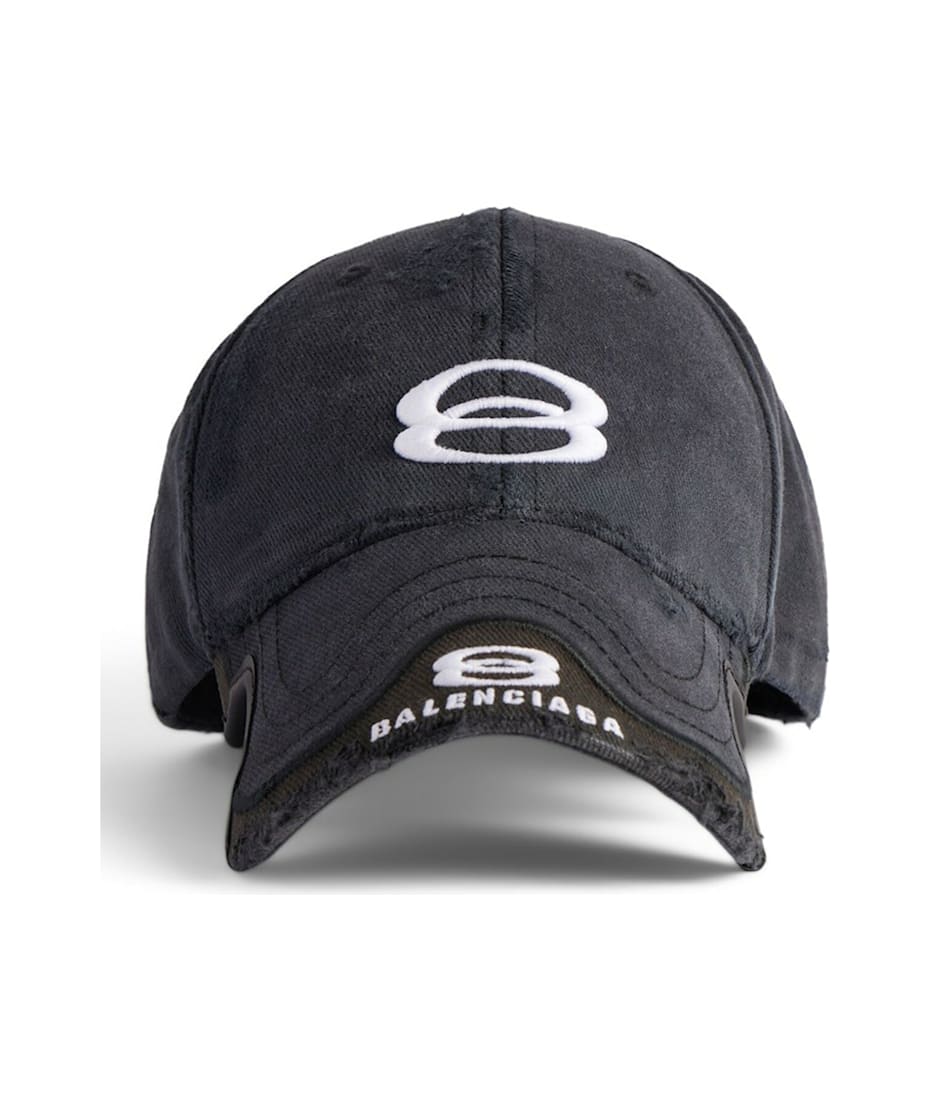 Balenciaga Men`s Unity Sports Icon Cap In Black/white