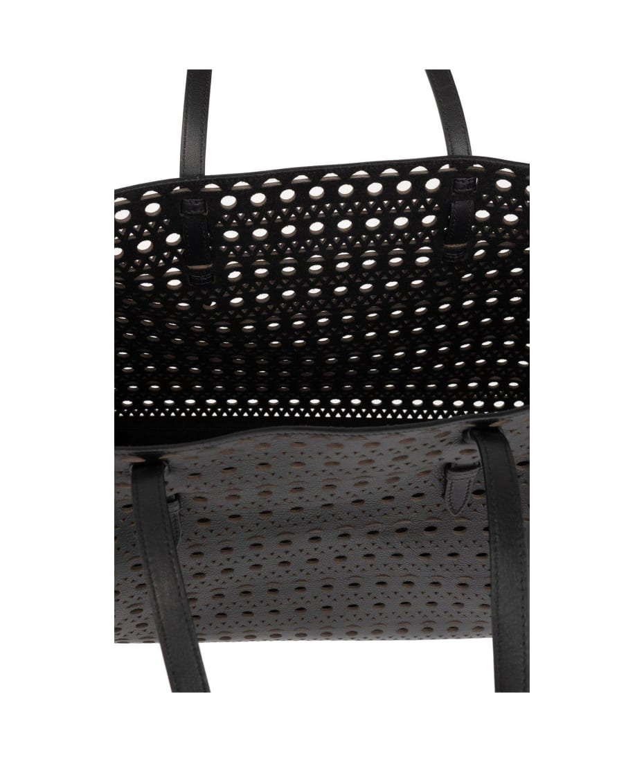 ALAIA アライア ミナ オープンワーク トートバッグ ALAÏA NEO MINA 32 パーフォレートカーフスキン製 バッグ